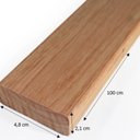 Ver imagem 2 de Ripa Aparelhada 4,8cmx100cmx2,1cm Jardim e Varanda Madeira do Brasil