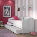 Ver imagem 2 de Sofá Cama de Solteiro com 2 Gavetas e Cama Auxiliar 193cm Ditália