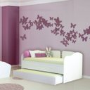 Ver imagem 7 de Sofá Cama de Solteiro com 2 Gavetas e Cama Auxiliar 193cm Ditália