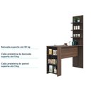 Ver imagem 6 de Bancada Mesa Gourmet para Cozinha com Painel Suprema Luciane Móveis