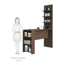 Ver imagem 3 de Bancada Mesa Gourmet para Cozinha com Painel Suprema Luciane Móveis