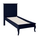 Ver imagem 2 de Cama Solteiro Madeira Pés Luiz Xv 60836 Hannover Linz Móveis - Azul Petróleo