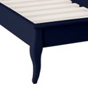 Ver imagem 4 de Cama Solteiro Madeira Pés Luiz Xv 60836 Hannover Linz Móveis - Azul Petróleo