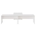 Ver imagem 6 de Mesa L Escritório 2 Lugares 3,00m X 1,50m Pés Painel F5 Cor:branco