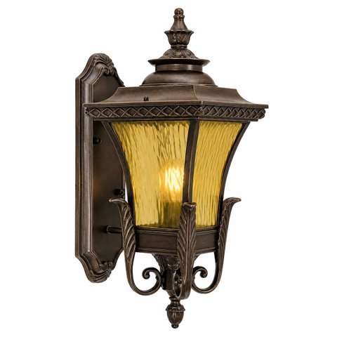 Arandela Colonial João Vi Bronze 53cm 1E27 IP65