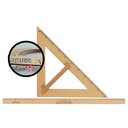Ver imagem 3 de Kit Geométrico do Professor Mdf com Régua 1 Metro e Esquadro em Mdf 45 Graus Souza