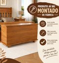 Ver imagem 5 de Baú para Peseira Queen Madeira Maciça Marrom/Mogno Mel