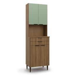 Cozinha Compacta 13 Peças 21 Portas 9 Gavetas Paris - 4