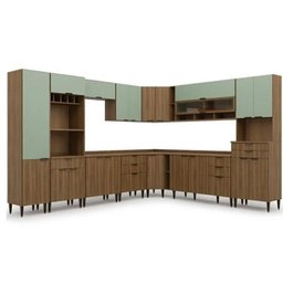 Cozinha Compacta 13 Peças 21 Portas 9 Gavetas Paris - 2