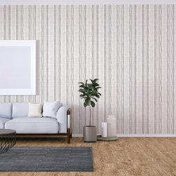 Papel de Parede Listrado com Efeito de Textura Linha - RAYAS - 2