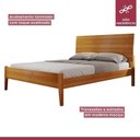 Ver imagem 5 de Conjunto Quarto de Casal Cama com Detalhe na Cabeceira e 2 Mesas de Cabeceira 3 Gavetas