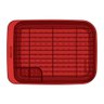 Escorredor de Louça Plástico Vermelho Utti Ordene - 4