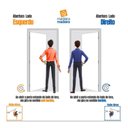 Ver imagem 7 de Porta Social Lambril Alumínio 2,10 X 90 Lado Esquerdo Preto