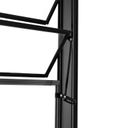 Ver imagem 6 de Porta Basculante Lambril Alumínio 2,10 X 80 Preto Hale Esquadrias Abertura Esquerda