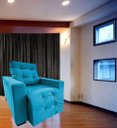 Ver imagem 1 de Poltrona Amamentação Retratil E Reclinavel Sala Quarto Mamae Sofia Turquesa