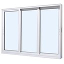 Ver imagem 1 de Janela de Correr Alumínio Branco 03 Folhas Maxx - 100x150