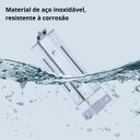 Ver imagem 3 de Ferrolho Trinco Tarjeta Fecho Chato para Porta Janela Portão 4" Zincado | Silvana