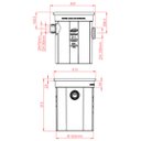 Ver imagem 5 de Caixa de Gordura C/cesto Super 41,5x41,5x53 43l Durin