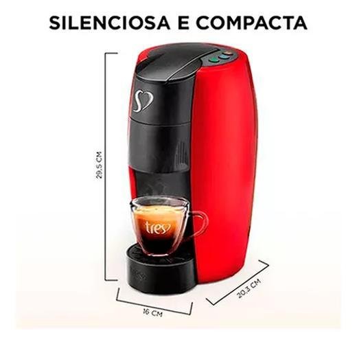 Cafeteira Expressa Lov Multi Bebidas Três Corações Vermelha - 5