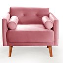 Ver imagem 2 de Poltrona Moderna Decoração Sala, Varanda, Recepção Luma