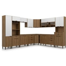 Cozinha Compacta 13 Peças 21 Portas 9 Gavetas Paris - 2