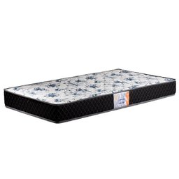 Cama Solteiro Simba Branco Fosco com Pés Amadeirado e Colchão D33 - Reller Móveis - 4