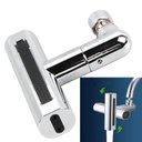 Ver imagem 4 de Extensor Torneira Cozinha 4 Modos Cascata Giratorio 360º Agua Alta Pressao Pia Bica Anti Respingos