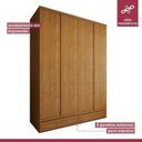 Ver mais imagens de Conjunto 2 Guarda-Roupa 4 Portas 3 Gavetas 100% MDF Urbano