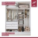 Ver imagem 7 de Conjunto 2 Guarda-roupa 4 Portas 3 Gavetas 100% Mdf Urbano