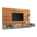 Ver imagem 6 de Estante Modular para TV até 75 Polegadas com LED Magnum Canela e Gris