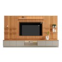Ver imagem 2 de Estante Modular para TV até 75 Polegadas com LED Magnum Canela e Gris