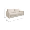 Ver imagem 6 de Conjunto Sofá 2 e 3 Lugares Bipartido Davos Branco Off White