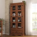 Ver imagem 1 de Cristaleira 2 Portas + 1 Gaveta Acapulco