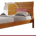 Ver imagem 7 de Conjunto Quarto de Casal Cama Queen Madeira Maciça e 2 Mesas de Cabeceira 3 Gavetas Unique