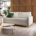 Ver imagem 3 de Conjunto Sofá 2 e 3 Lugares Bipartido Lugano Branco Off White