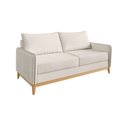 Ver imagem 5 de Conjunto Sofá 2 e 3 Lugares Bipartido Lugano Branco Off White