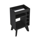 Ver imagem 2 de Aparador Adega Bar 4 Nichos 72x45 Cm Dri 4139 Preto Arly