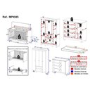 Ver imagem 7 de Conjunto de Quarto Flor MP4945 5 Portas 6 Gavetas MDP Amadeirado Multimóveis