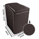 Ver imagem 2 de Capa para Máquina de Lavar Roupas Café Diversas Marcas 10kg 11kg 11,5kg