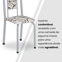 Ver imagem 6 de Conjunto de Mesa Retangular 180x75cm Tampo Granito Ocre 8 Cadeiras Lavínea