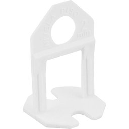 Nivelador Piso Branco 2,00mm com 100 peças - Vonder - 1