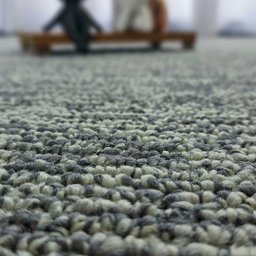 Tapete Sisal Sala Quarto 150x200 Tecido Sintético Mesclado - Chumbo Marfim - 4