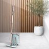 Rodo Flat Mop e Balde Lava e Seca Profissional com 2 Refil - 6