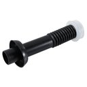 Ver imagem 1 de Conjuntos de Ligação para Bacia Sanitária 25cm Fosco com Canopla de Parede e Espude Astra