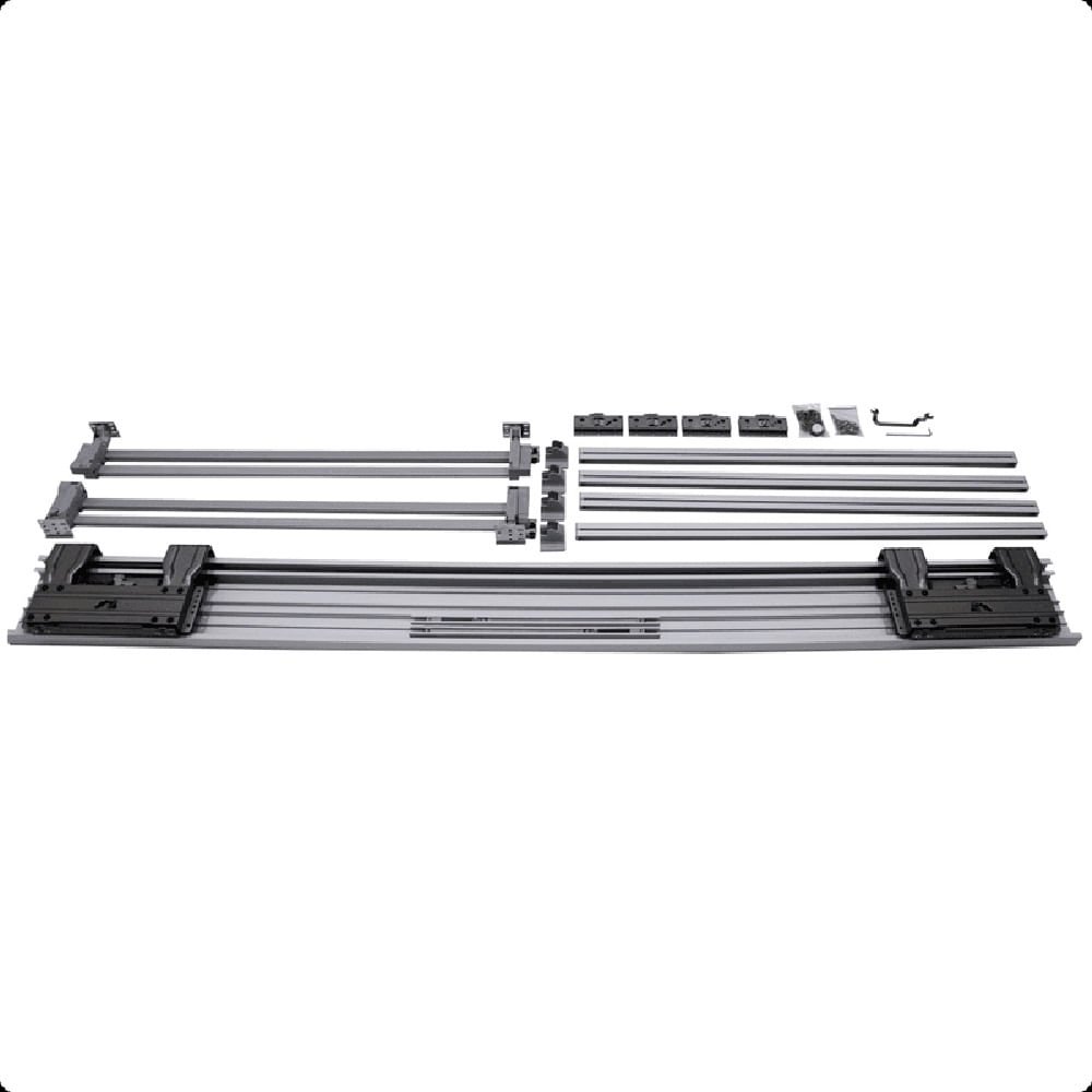 Sistema Oculto Coplanar C810 2350 (20kg) para 02 Portas Largura 1.750 a 2.350mm Rometal 01 Unidade