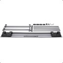 Ver imagem 1 de Sistema Oculto Coplanar C810 2350 (20kg) para 02 Portas Largura 1.750 a 2.350mm Rometal 01 Unidade