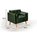 Ver imagem 3 de Poltrona Moderna Decoração Sala, Varanda, Recepção Luma