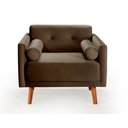 Ver imagem 2 de Poltrona Moderna Decoração Sala, Varanda, Recepção Luma