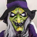 Ver imagem 7 de Boneco Bruxa Vanda Decoração Halloween com Som e Luz