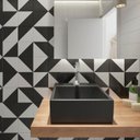 Ver imagem 3 de Torneira para Lavatório de Mesa Bica Baixa Basic Plus Celite Cinza/Cromado